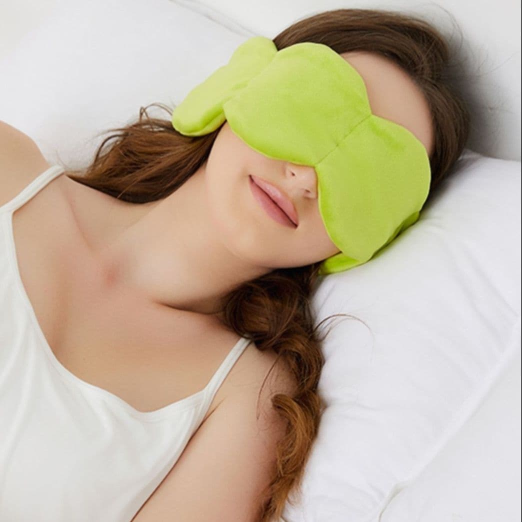 アイマスク おもしろリボン結び式安眠マスク